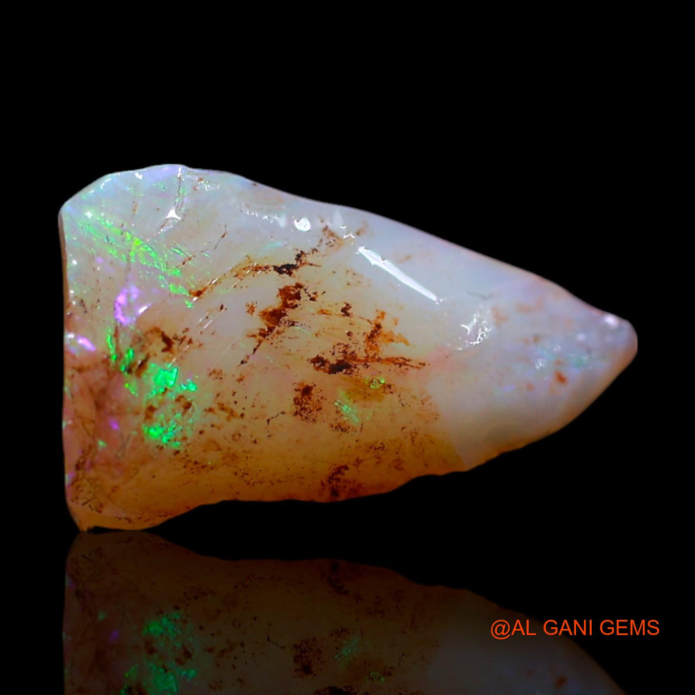 3.00 Cts Natural Australian Fire Opal Loose Gemstone Fancy Rough 14x8x6 mm RG-622