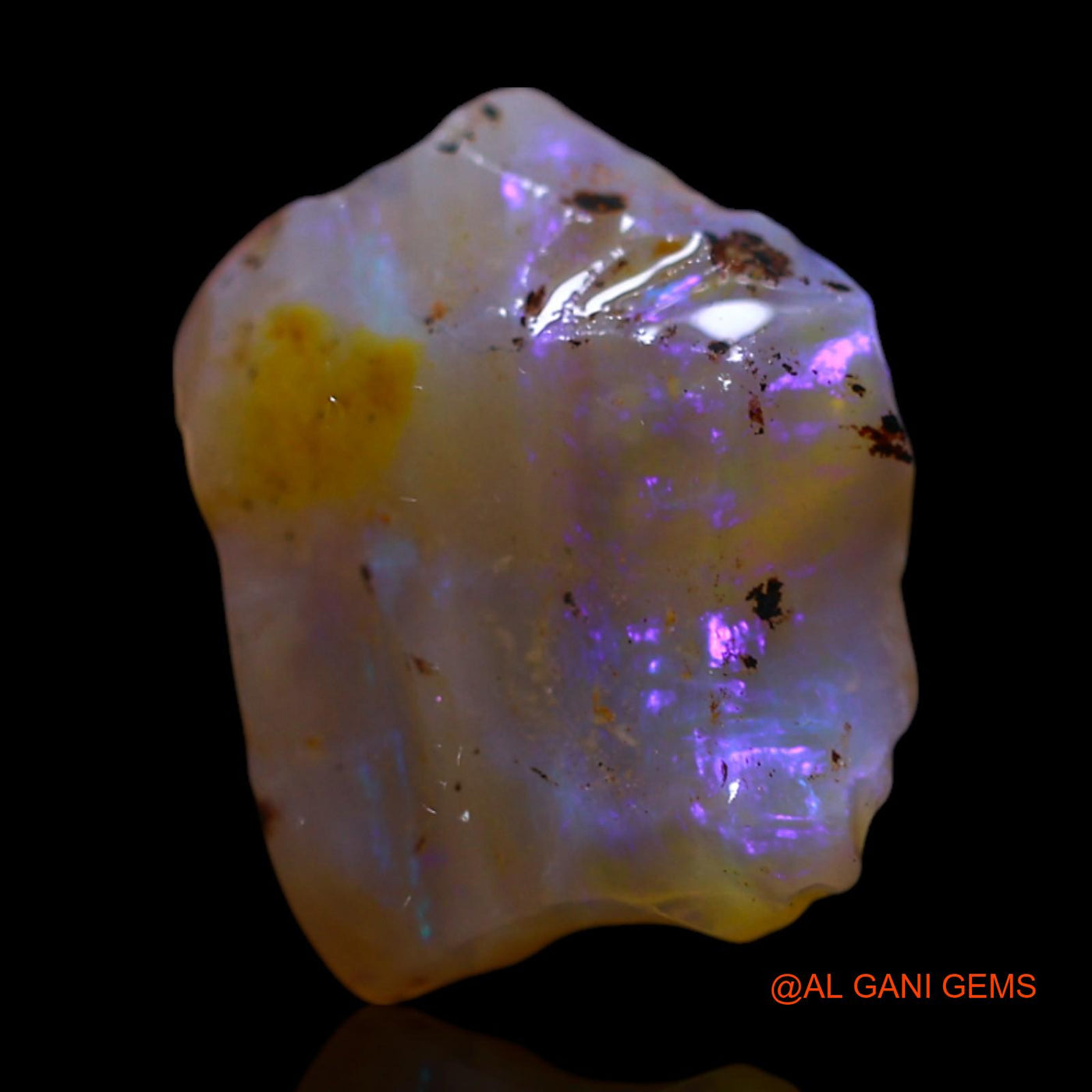 3.00 Cts Natural Australian Fire Opal Loose Gemstone Fancy Rough 13x11x4 mm RG-625