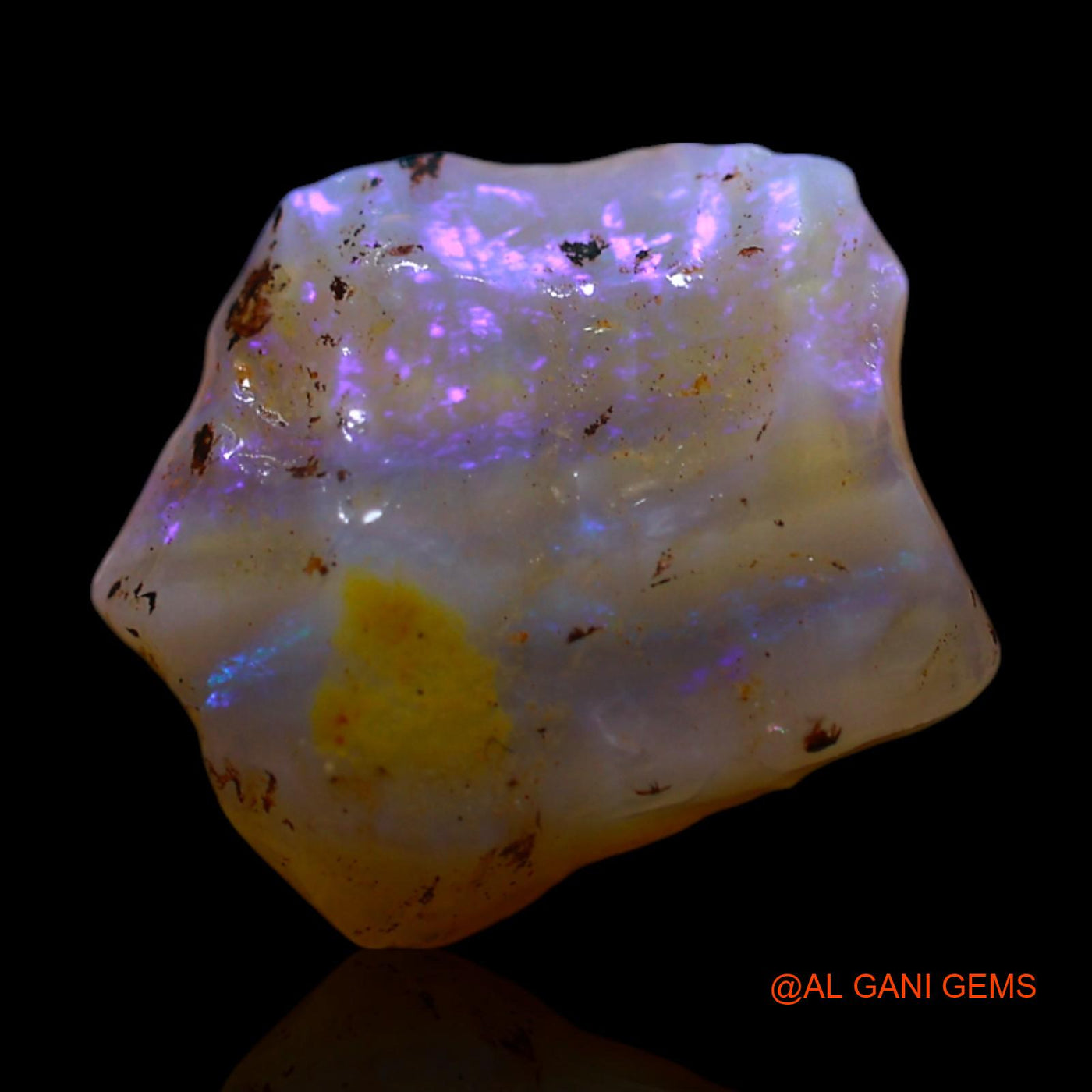 3.00 Cts Natural Australian Fire Opal Loose Gemstone Fancy Rough 13x11x4 mm RG-625