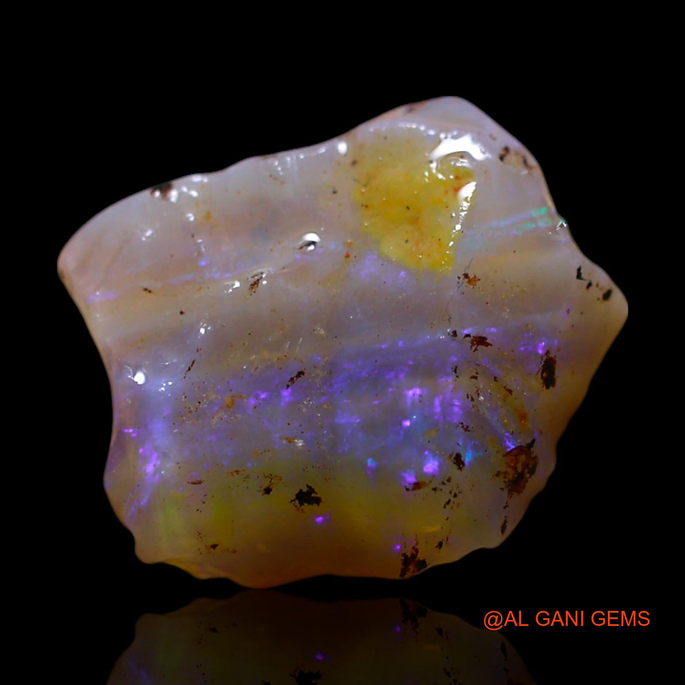 3.00 Cts Natural Australian Fire Opal Loose Gemstone Fancy Rough 13x11x4 mm RG-625