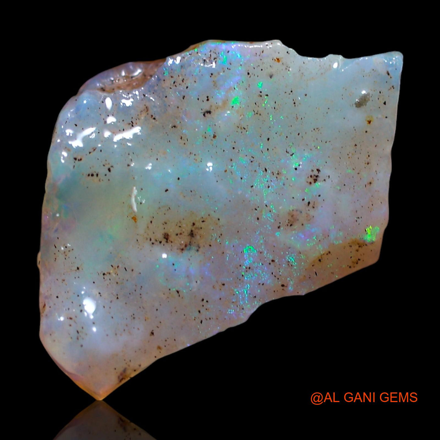 3.00 Cts Natural Australian Fire Opal Loose Gemstone Fancy Rough 16x10x3 mm RG-62