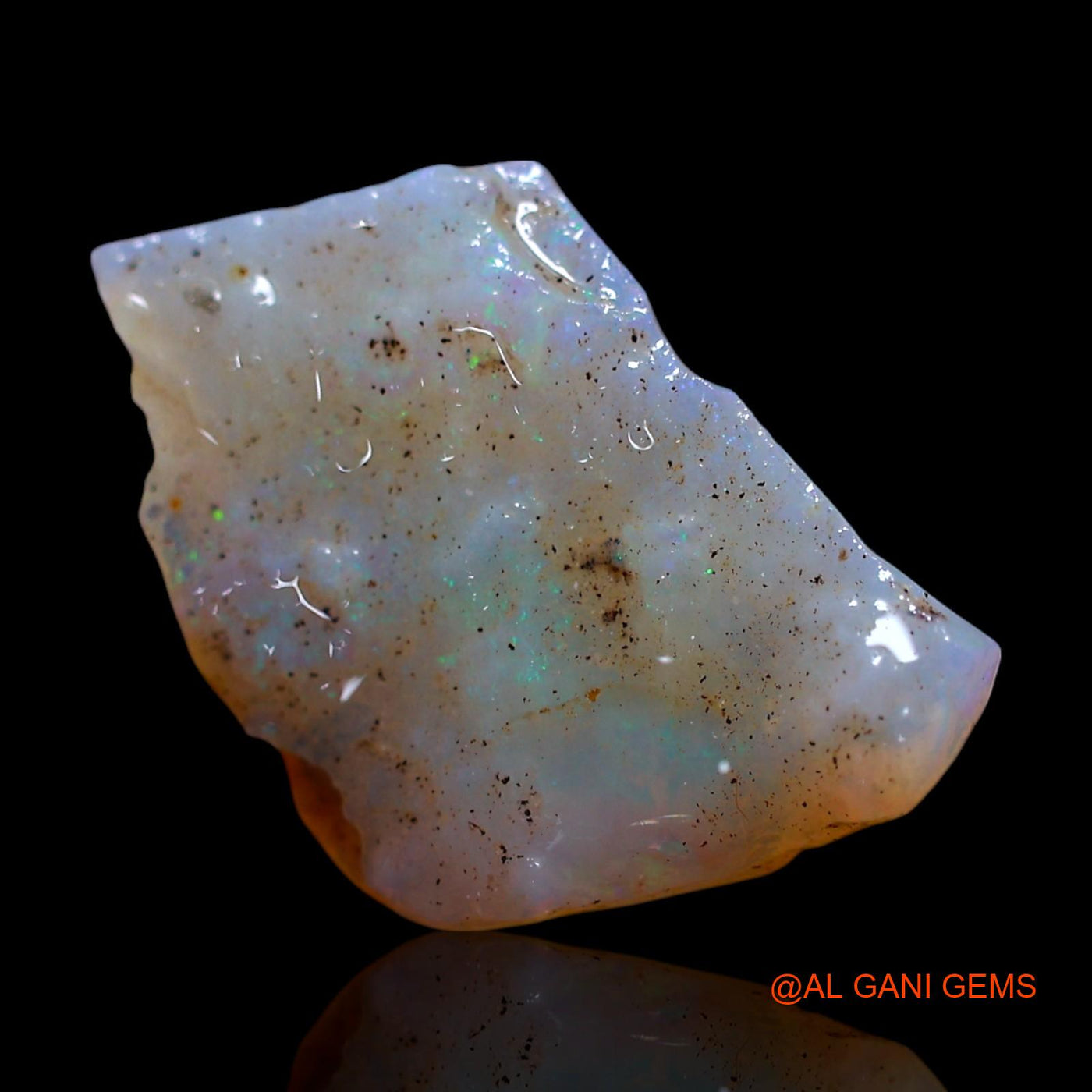 3.00 Cts Natural Australian Fire Opal Loose Gemstone Fancy Rough 16x10x3 mm RG-62
