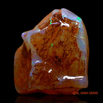 4.00 Cts Natural Australian Fire Opal Fancy Rough Loose Gemstone For Jewelry 10x9x6 mm RG-631