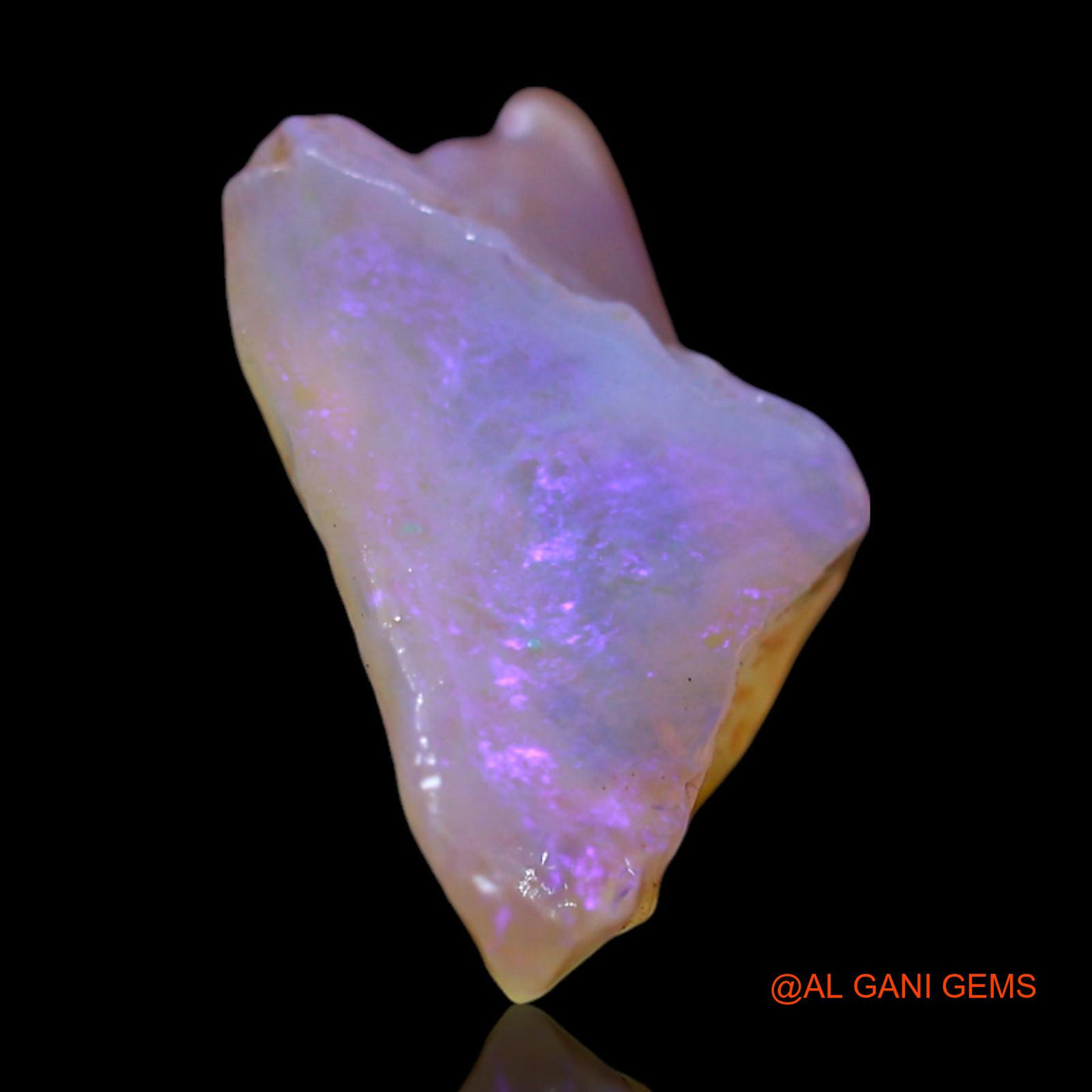 3.00 Cts Natural Australian Fire Opal Loose Gemstone Fancy Rough 15x9x6 mm RG-632