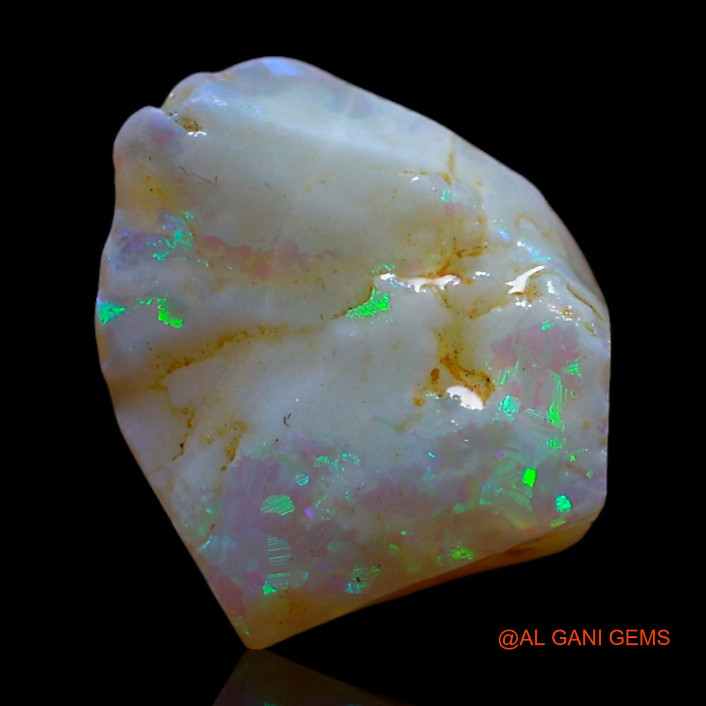 2.00 Cts Natural Australian Fire Opal Fancy Rough Loose Gemstone For Jewelry 10x9x4 mm RG-641