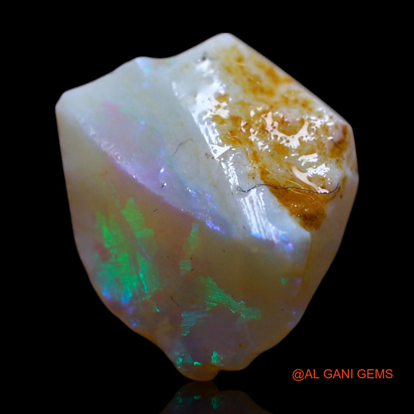 2.00 Cts Natural Australian Fire Opal Fancy Rough Loose Gemstone For Jewelry 10x9x4 mm RG-641