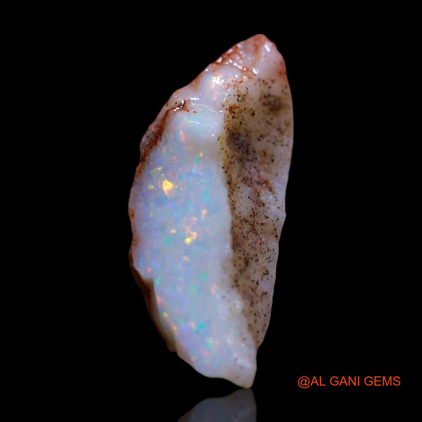 1.70 Cts Natural Australian Fire Opal Loose Gemstone Fancy Rough 15x6x4 mm RG-642
