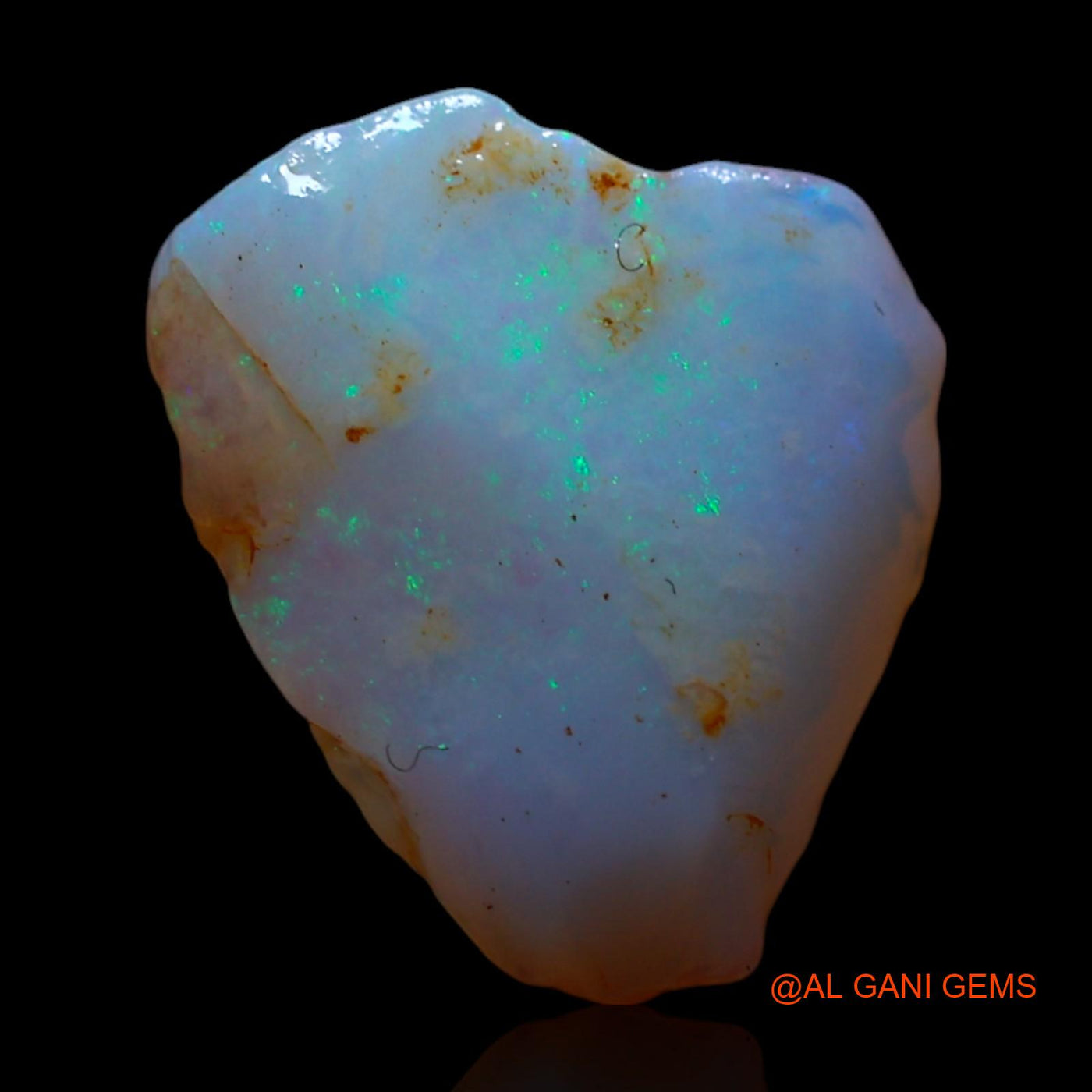 2.00 Cts Unheated Australian Fire Opal Loose Gemstone Fancy Rough Natural 12x10x5 mm RG-643