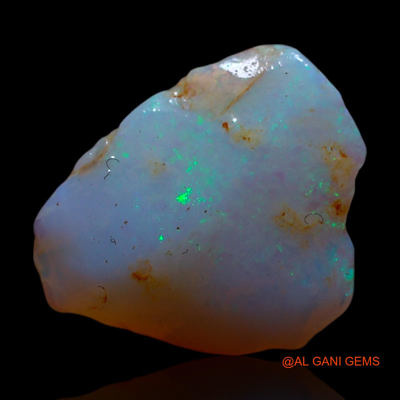 2.00 Cts Unheated Australian Fire Opal Loose Gemstone Fancy Rough Natural 12x10x5 mm RG-643