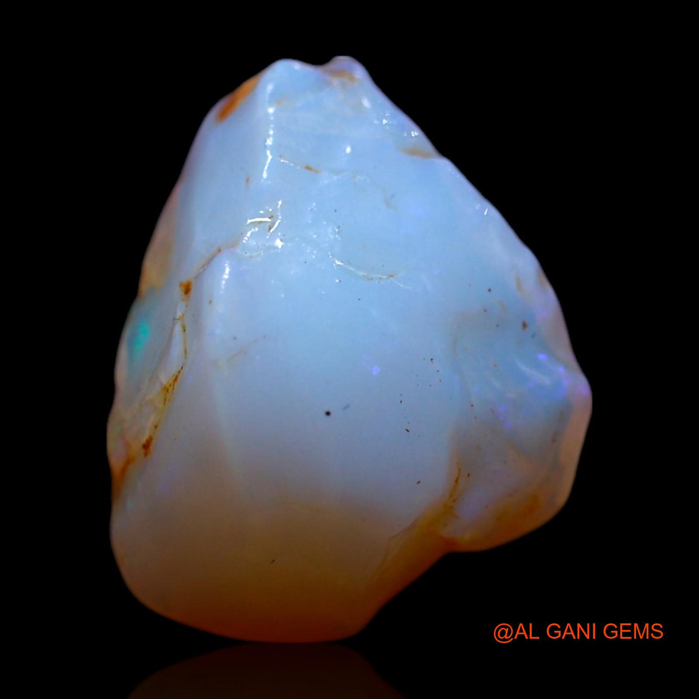 2.00 Cts Unheated Australian Fire Opal Loose Gemstone Fancy Rough Natural 12x10x5 mm RG-643