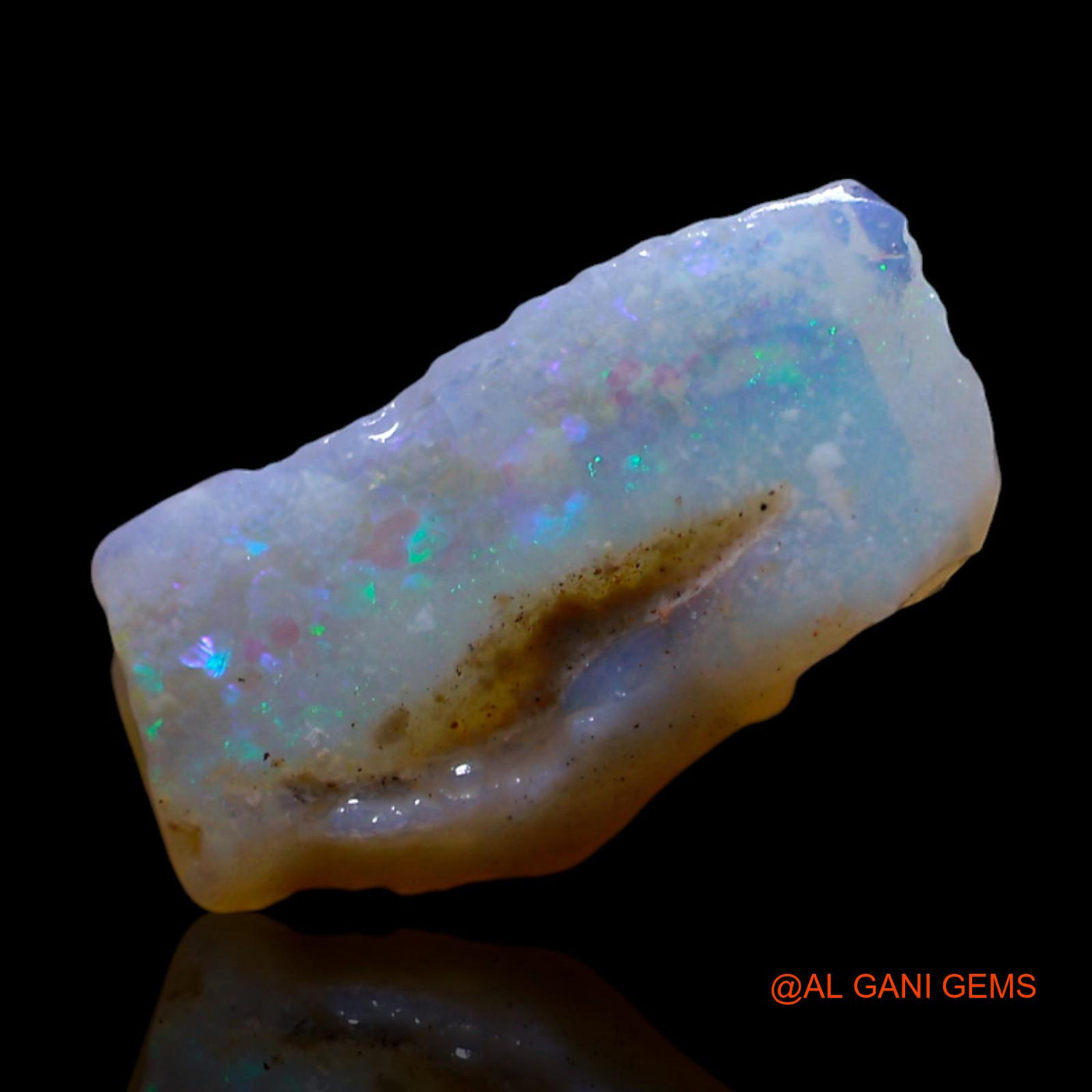 1.80 Cts Natural Australian Fire Opal Loose Gemstone Fancy Rough 13x7x5 mm RG-645