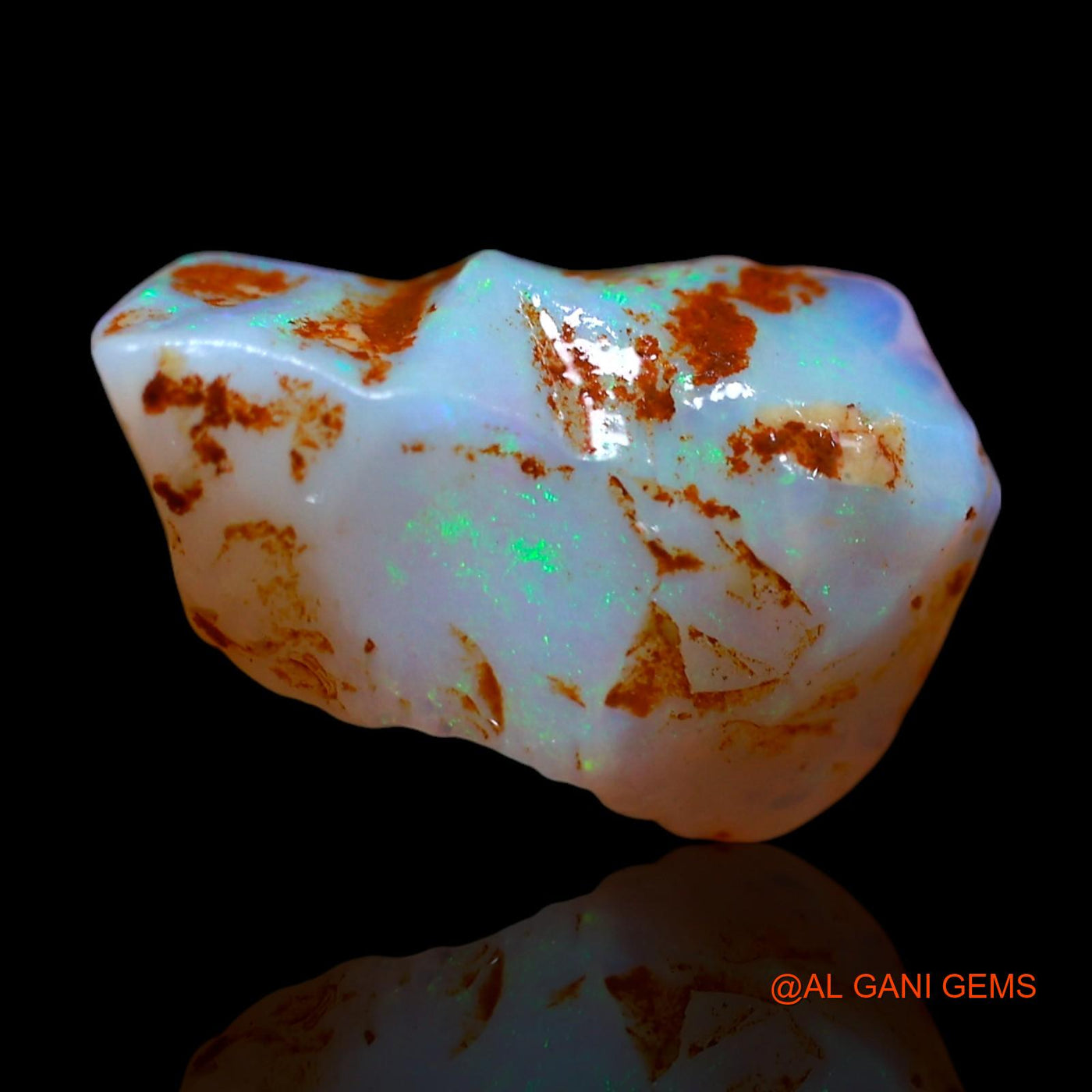 3.00 Cts Natural Australian Fire Opal Fancy Rough Loose Gemstone For Jewelry 14x9x6 mm RG-64