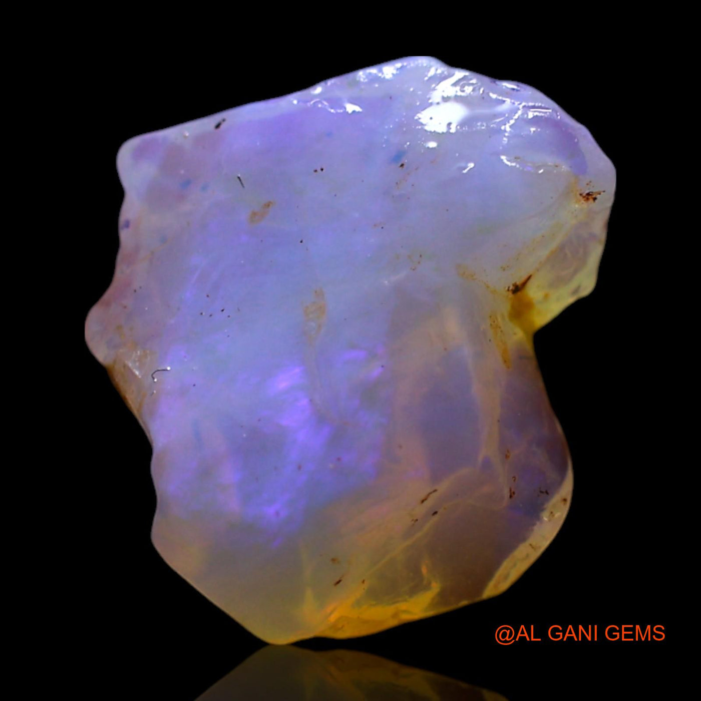 2.00 Cts Unheated Australian Fire Opal Loose Gemstone Fancy Rough Natural 12x10x5 mm RG-654