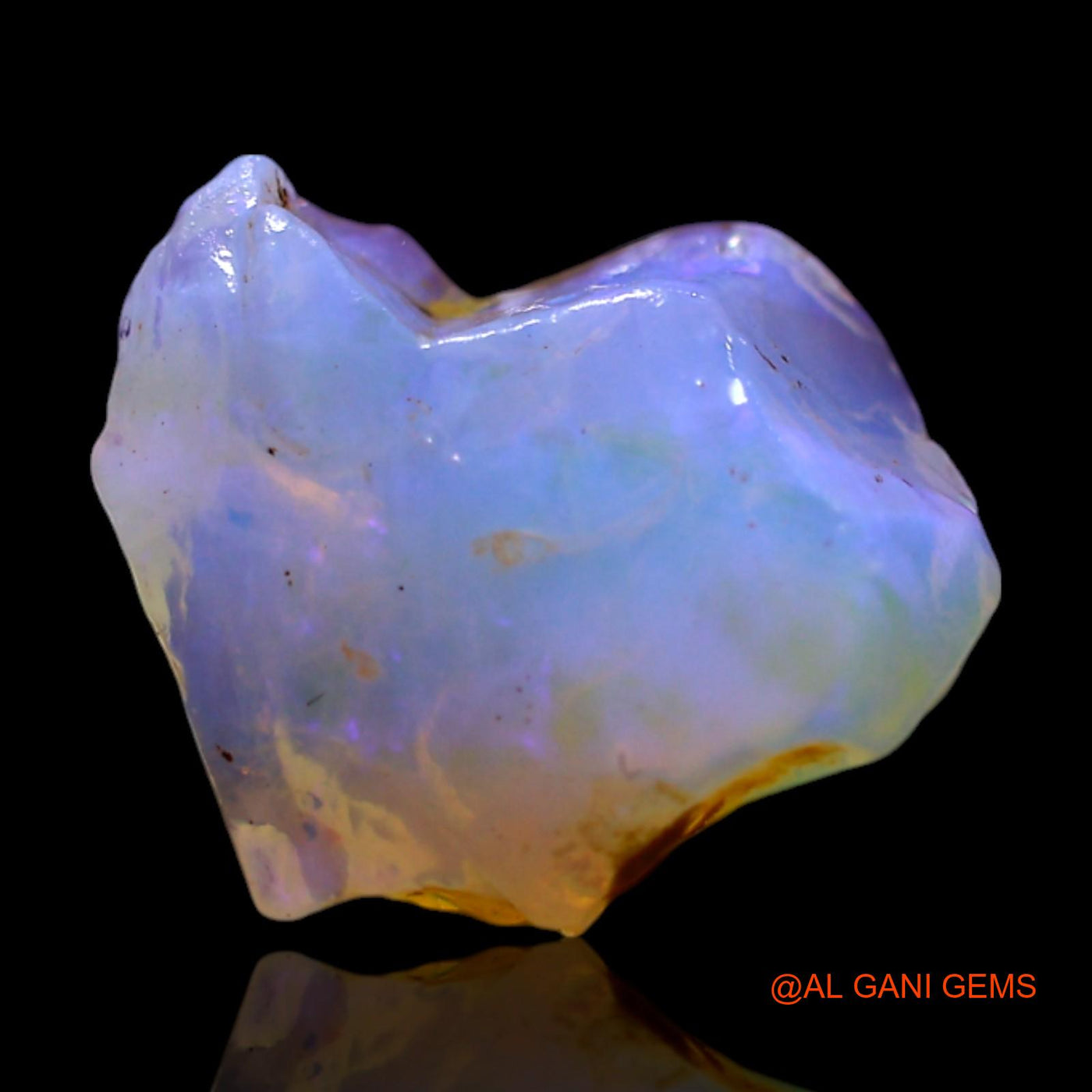 2.00 Cts Unheated Australian Fire Opal Loose Gemstone Fancy Rough Natural 12x10x5 mm RG-654