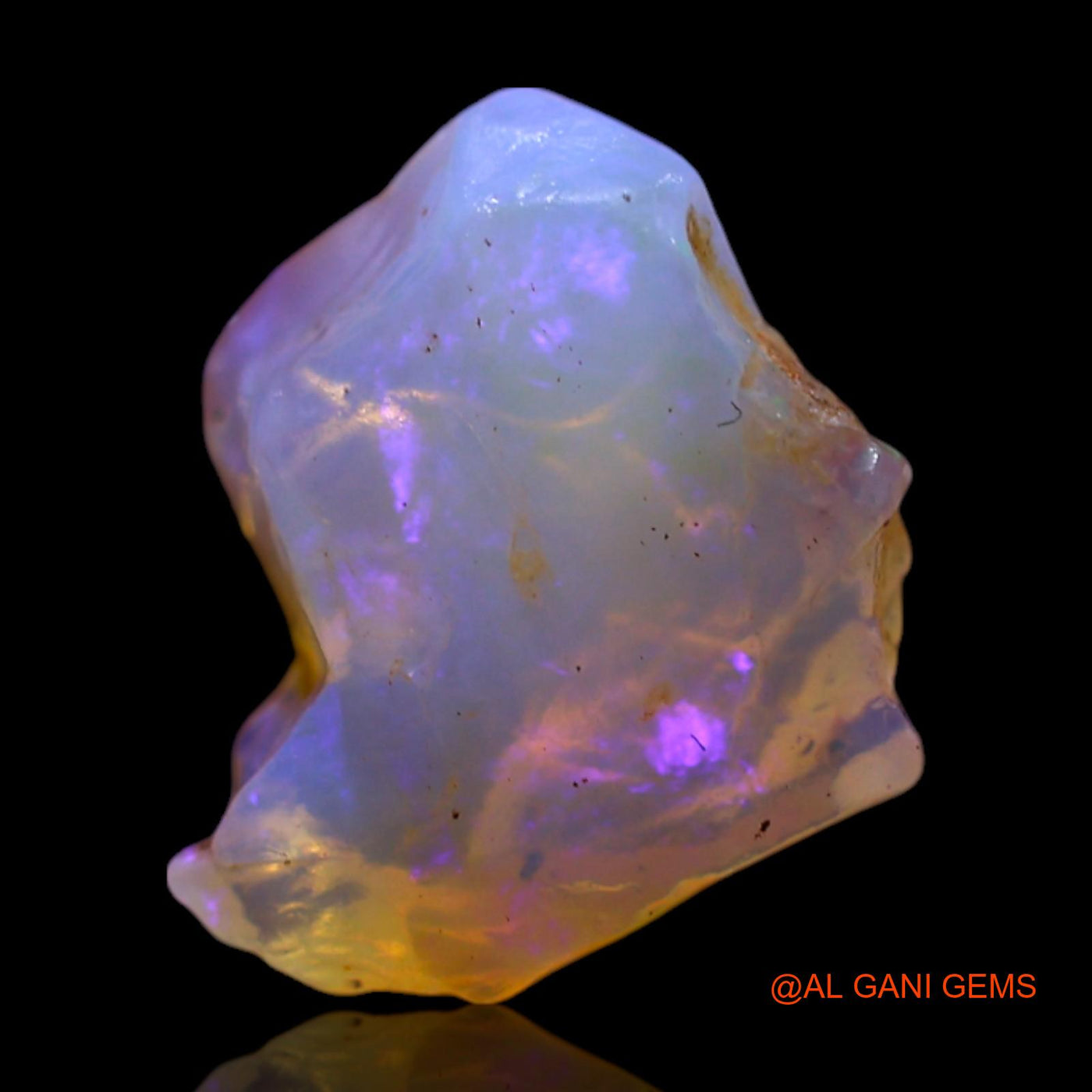 2.00 Cts Unheated Australian Fire Opal Loose Gemstone Fancy Rough Natural 12x10x5 mm RG-654