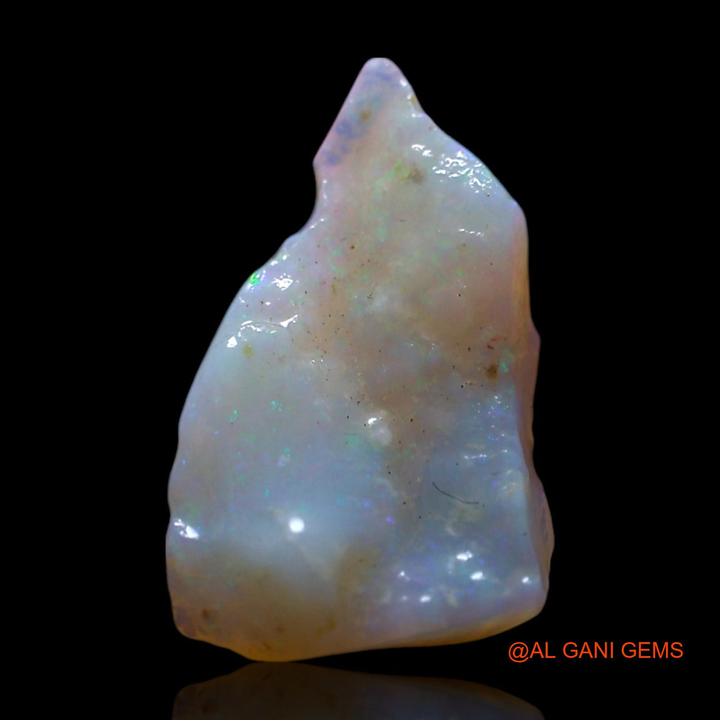 Natural Fire Opal Gemstone 1.50 Cts Loose Fancy Rough From Australia 13x8x3 mm RG-656