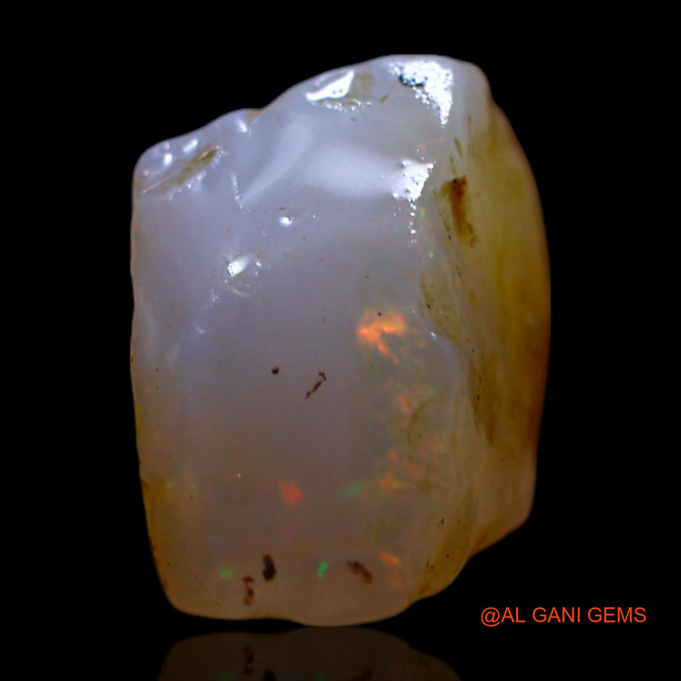 4.00 Cts Natural Australian Fire Opal Loose Gemstone Fancy Rough 12x7x7 mm RG-659