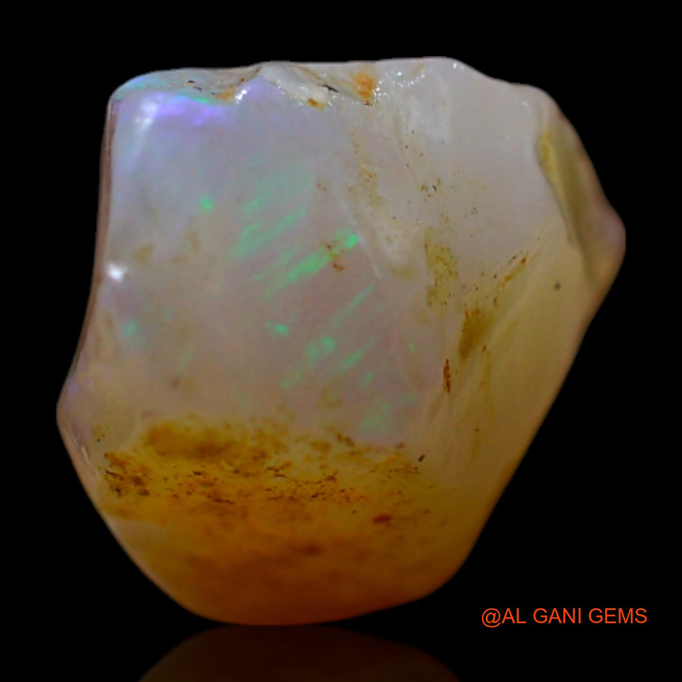 4.00 Cts Natural Australian Fire Opal Loose Gemstone Fancy Rough 12x7x7 mm RG-659