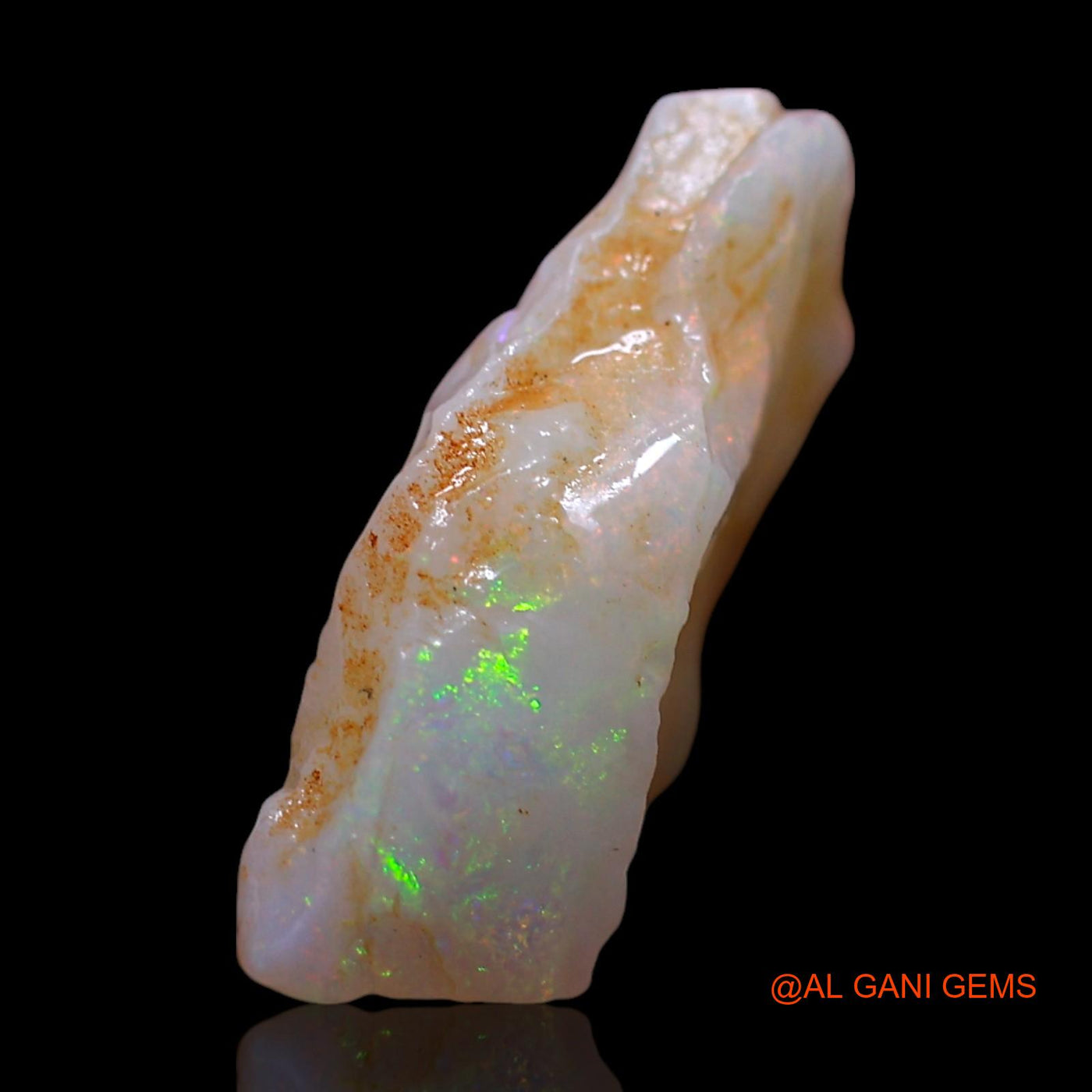 3.00 Cts Natural Australian Fire Opal Loose Gemstone Fancy Rough 15x9x4 mm RG-65