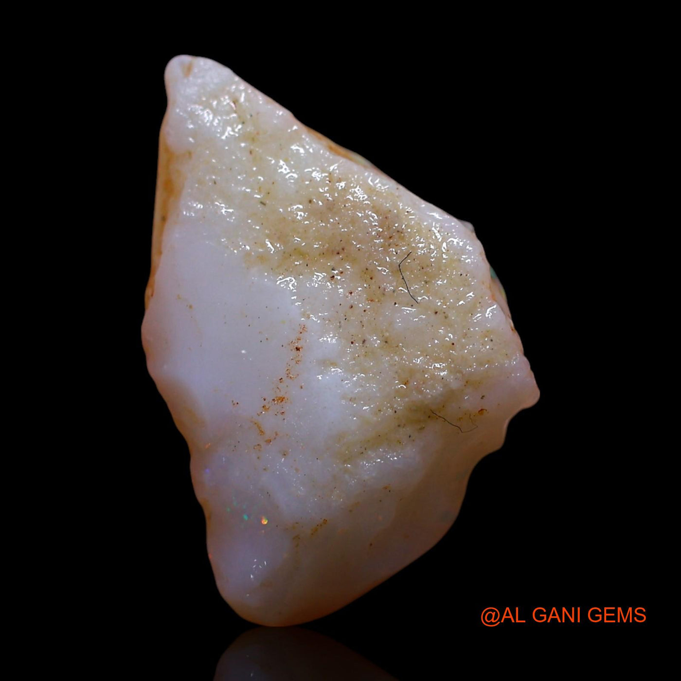 3.00 Cts Natural Australian Fire Opal Loose Gemstone Fancy Rough 15x9x4 mm RG-65