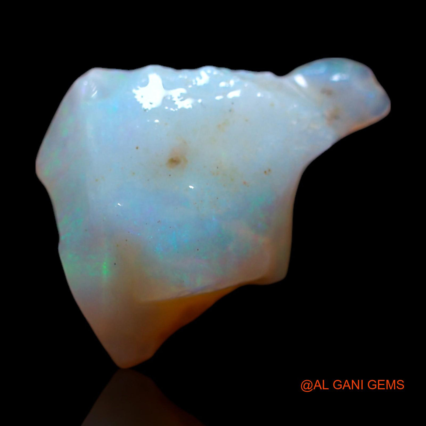 2.00 Cts Natural Australian Fire Opal Loose Gemstone Fancy Rough 11x9x5 mm RG-662