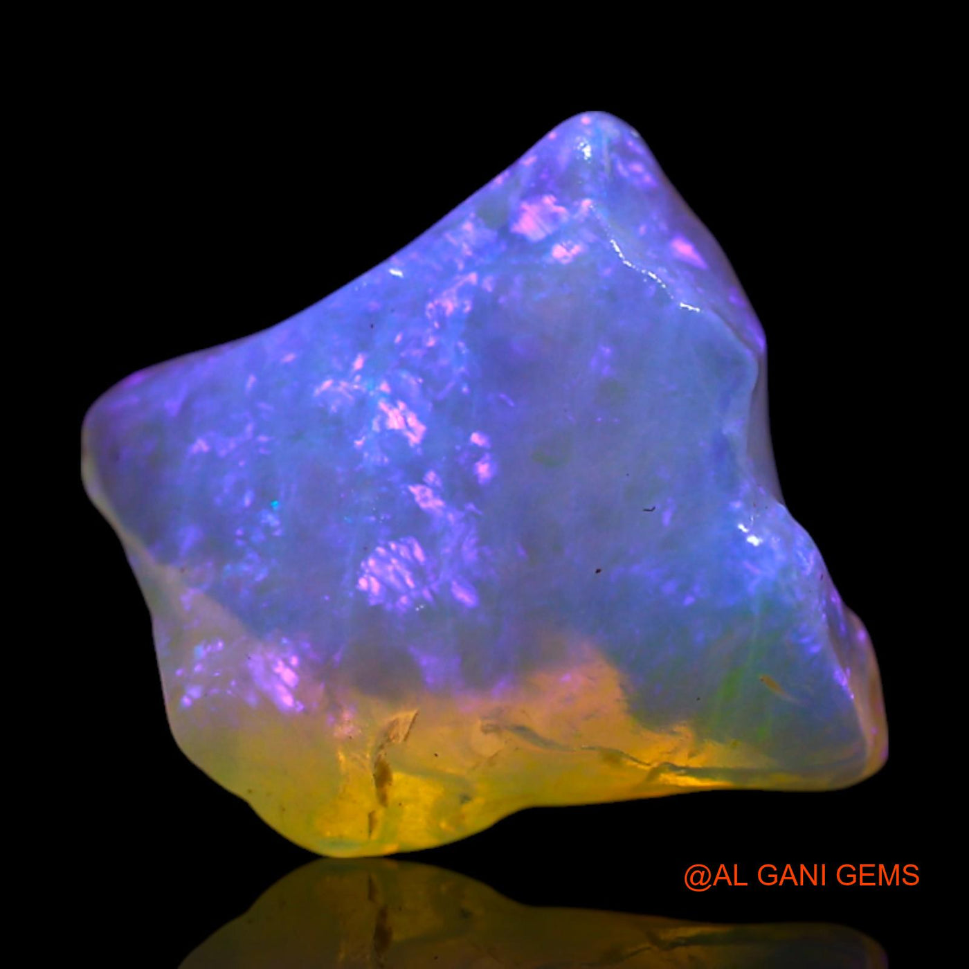 2.00 Cts Natural Australian Fire Opal Loose Gemstone Fancy Rough 11x9x4 mm RG-663