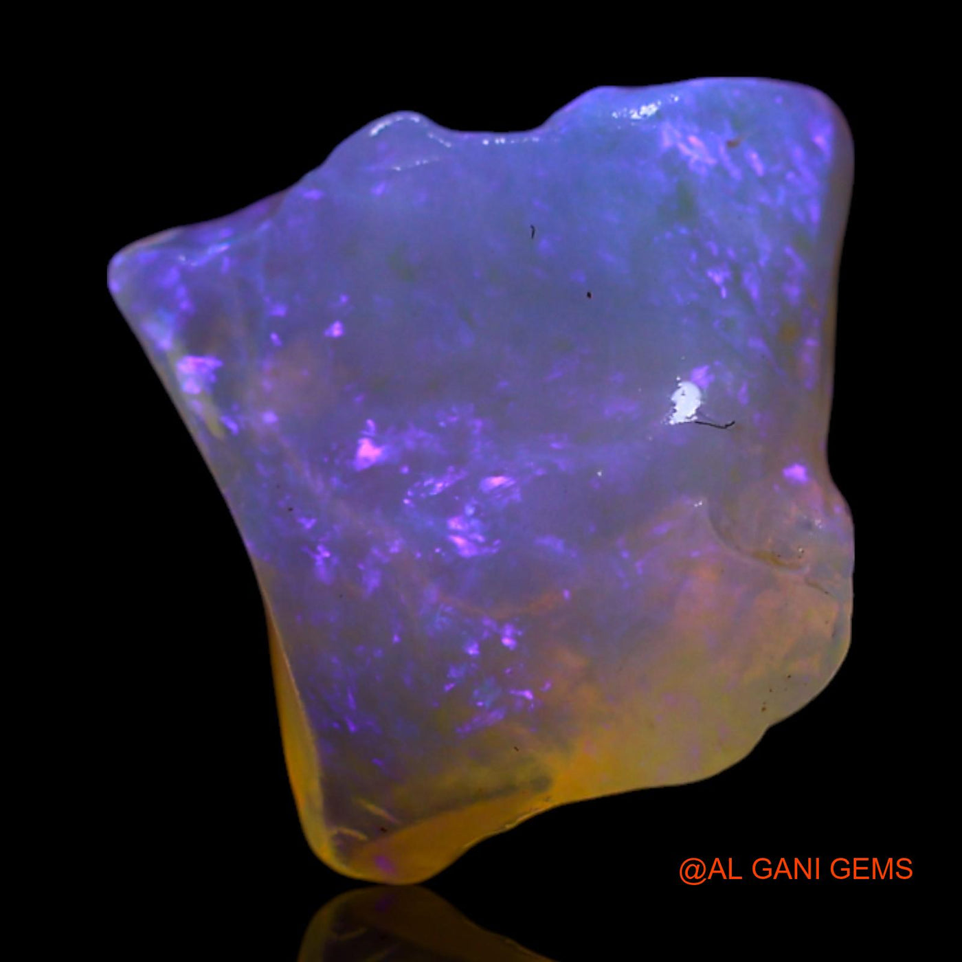 2.00 Cts Natural Australian Fire Opal Loose Gemstone Fancy Rough 11x9x4 mm RG-663