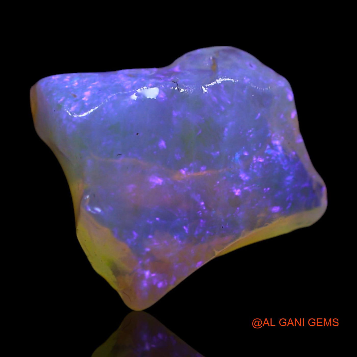 2.00 Cts Natural Australian Fire Opal Loose Gemstone Fancy Rough 11x9x4 mm RG-663