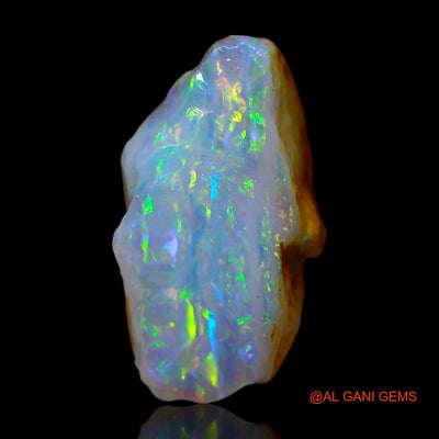 Natural Untreated Fire Opal Loose Gemstone Fancy Rough From Australia 2.00 Cts 12x7x6 mm RG-664