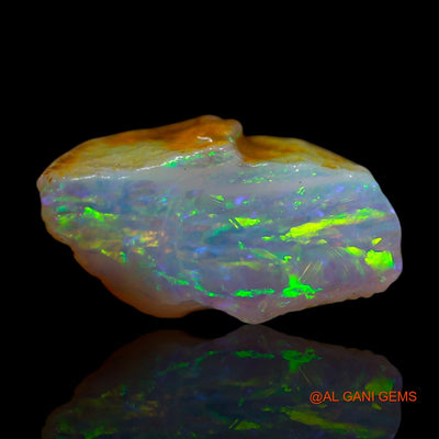 Natural Untreated Fire Opal Loose Gemstone Fancy Rough From Australia 2.00 Cts 12x7x6 mm RG-664