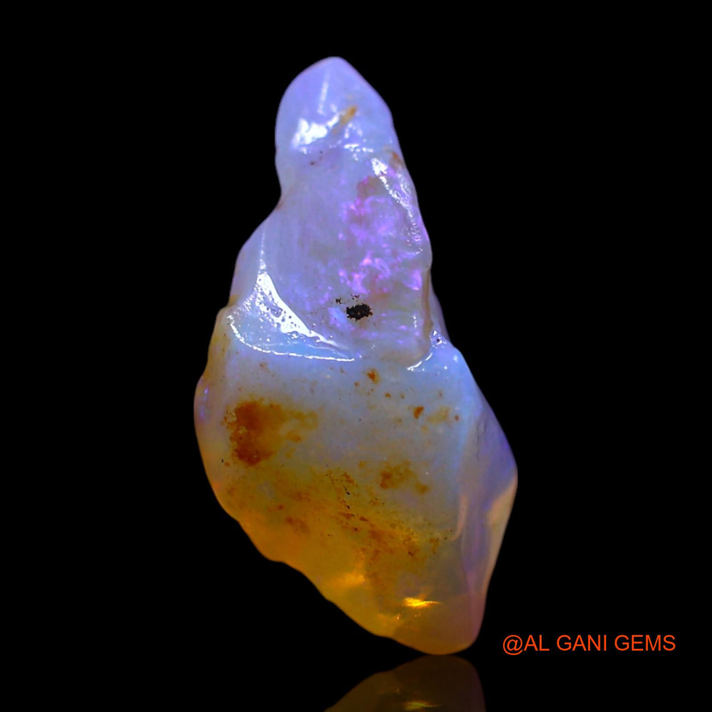 1.80 Cts Natural Australian Fire Opal Fancy Rough Loose Gemstone For Jewelry 13x7x5 mm RG-668