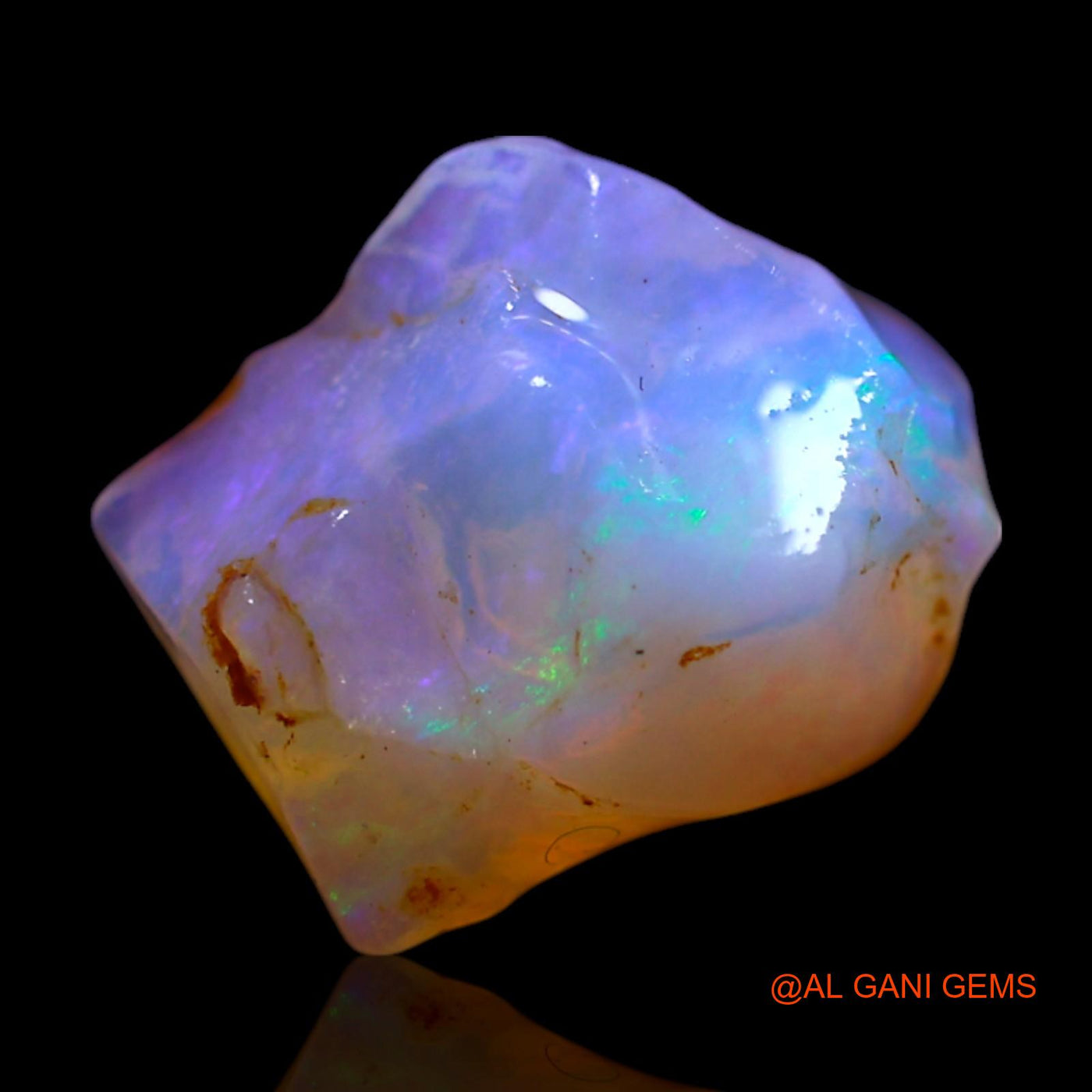 2.00 Cts Natural Australian Fire Opal Loose Gemstone Fancy Rough 10x9x5 mm RG-669