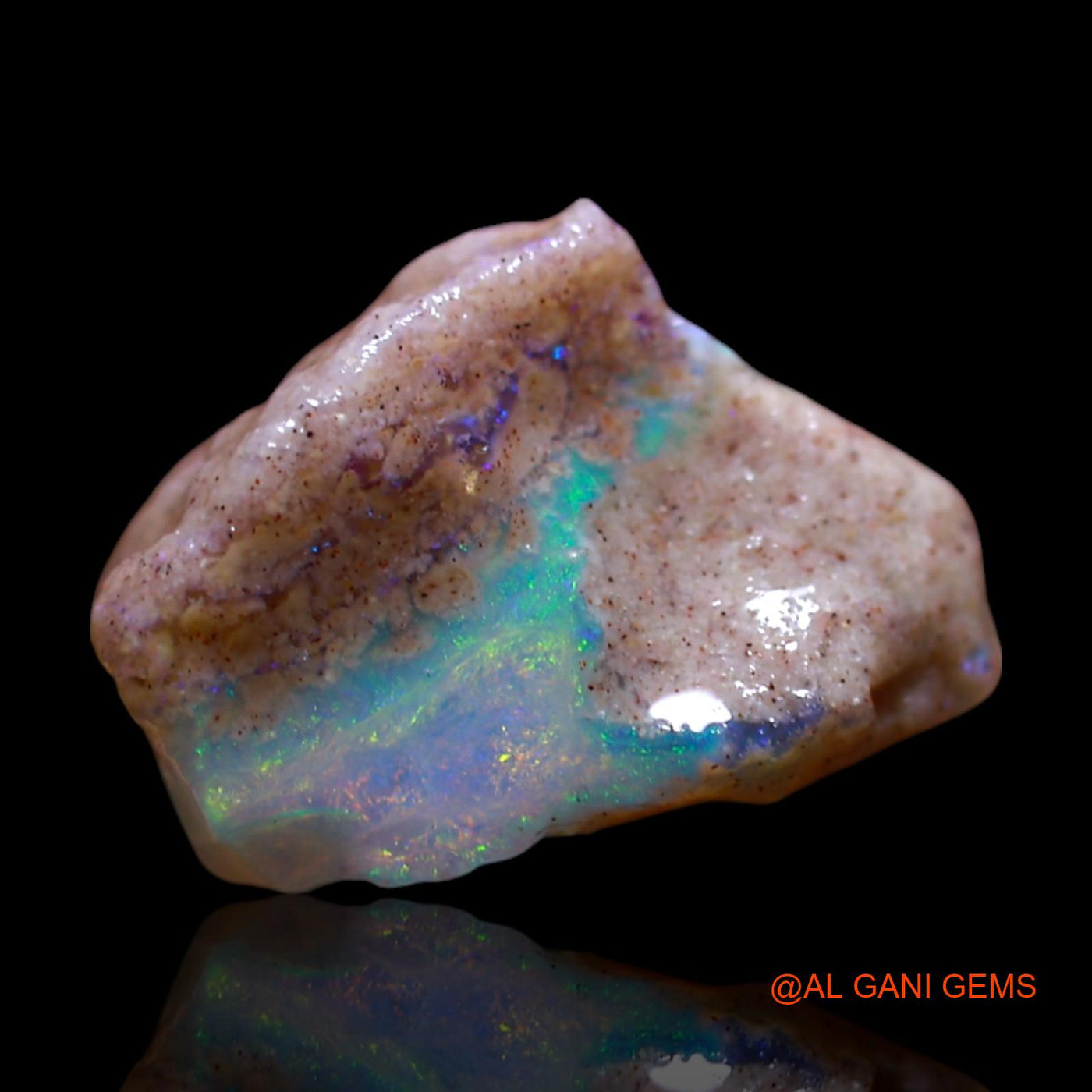2.00 Cts Unheated Australian Fire Opal Loose Gemstone Fancy Rough Natural 11x8x6 mm RG-670