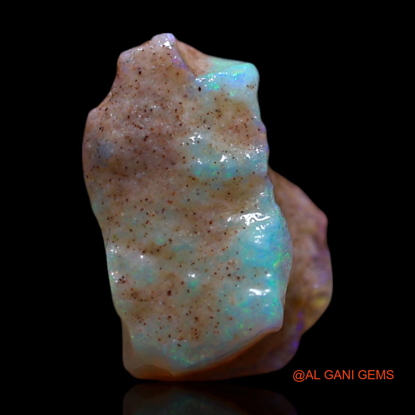 2.00 Cts Unheated Australian Fire Opal Loose Gemstone Fancy Rough Natural 11x8x6 mm RG-670