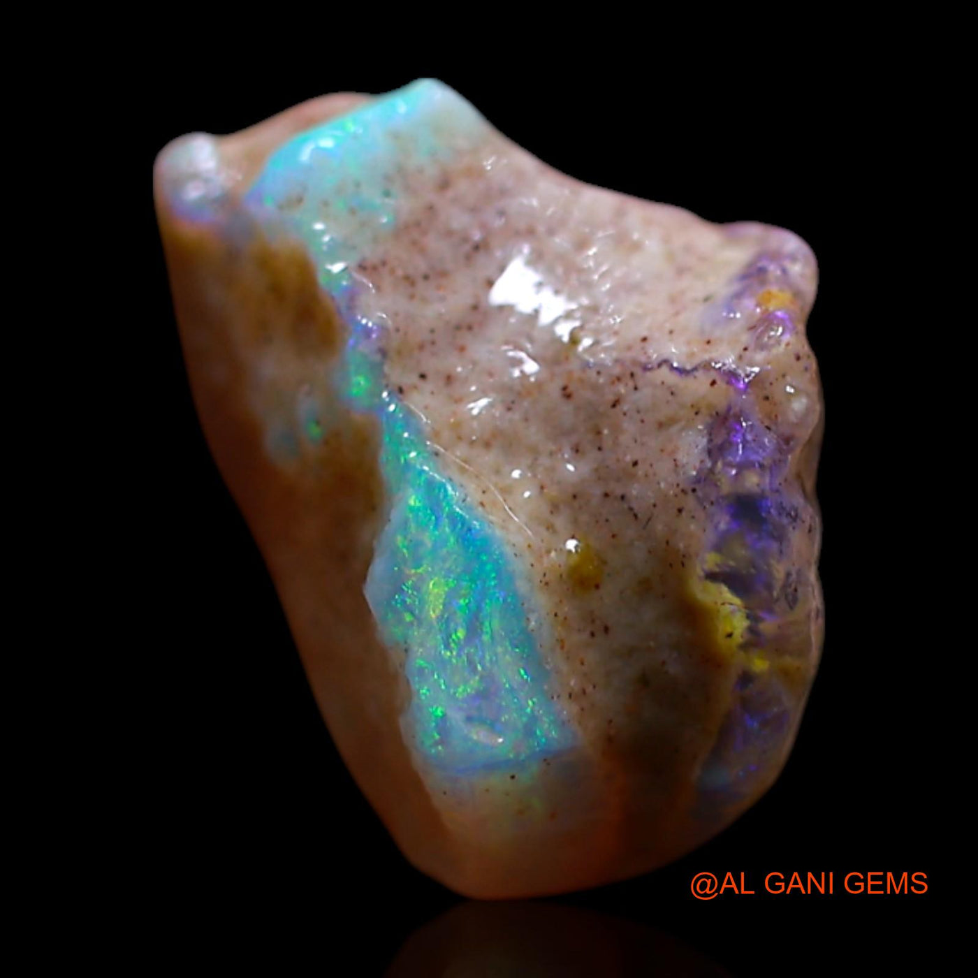 2.00 Cts Unheated Australian Fire Opal Loose Gemstone Fancy Rough Natural 11x8x6 mm RG-670