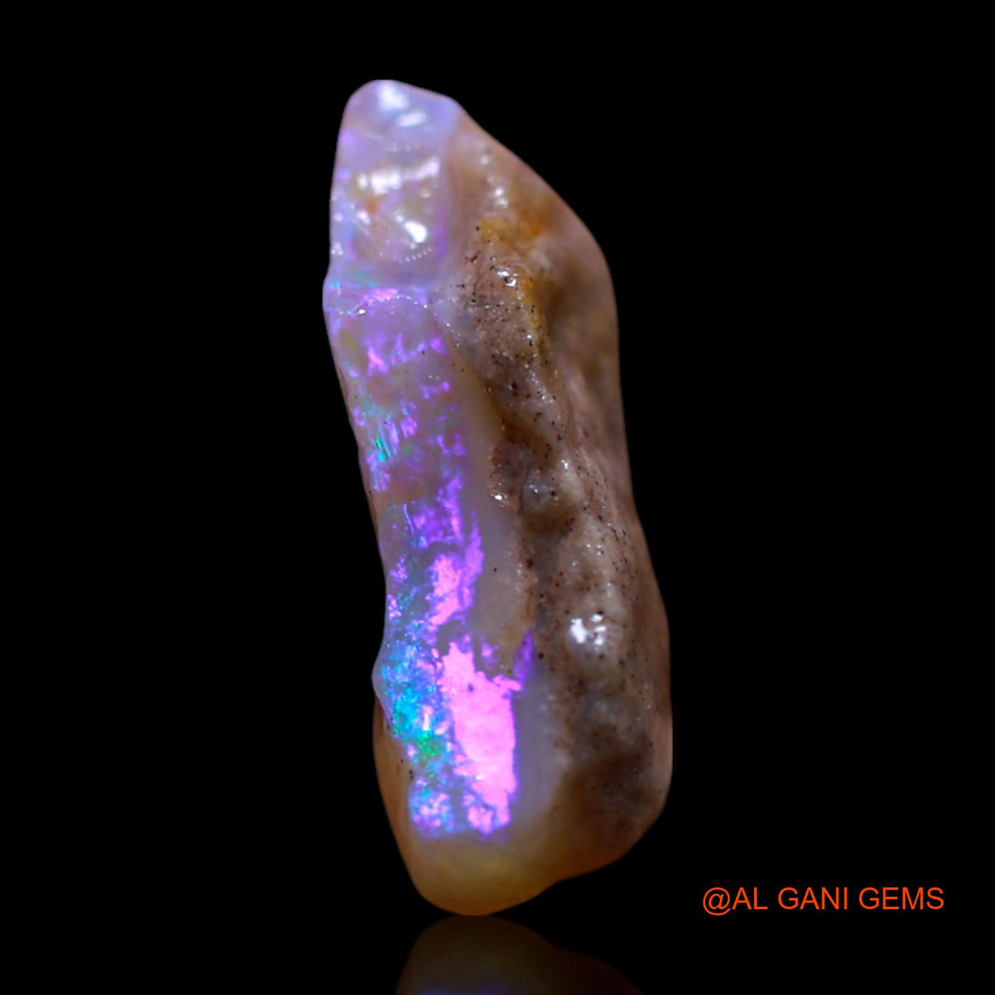 1.70 Cts Natural Australian Fire Opal Loose Gemstone Fancy Rough 14x5x4 mm RG-671