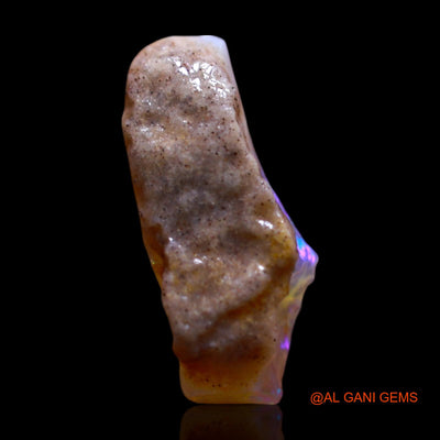 1.70 Cts Natural Australian Fire Opal Loose Gemstone Fancy Rough 14x5x4 mm RG-671