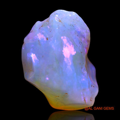Natural Fire Opal Gemstone 2.00 Cts Loose Fancy Rough From Australia 11x7x5 mm RG-675