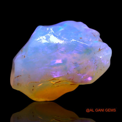 Natural Fire Opal Gemstone 2.00 Cts Loose Fancy Rough From Australia 11x7x5 mm RG-675