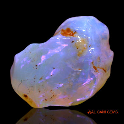 Natural Fire Opal Gemstone 2.00 Cts Loose Fancy Rough From Australia 11x7x5 mm RG-675