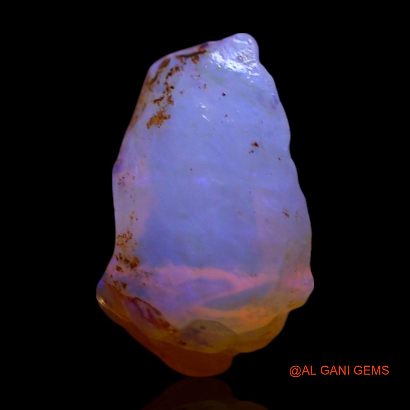 2.00 Cts Natural Australian Fire Opal Loose Gemstone Fancy Rough 12x6x5 mm RG-676