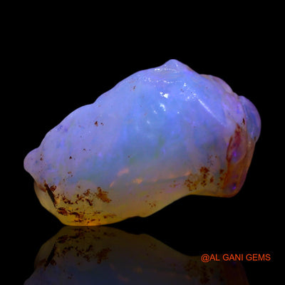 2.00 Cts Natural Australian Fire Opal Loose Gemstone Fancy Rough 12x6x5 mm RG-676