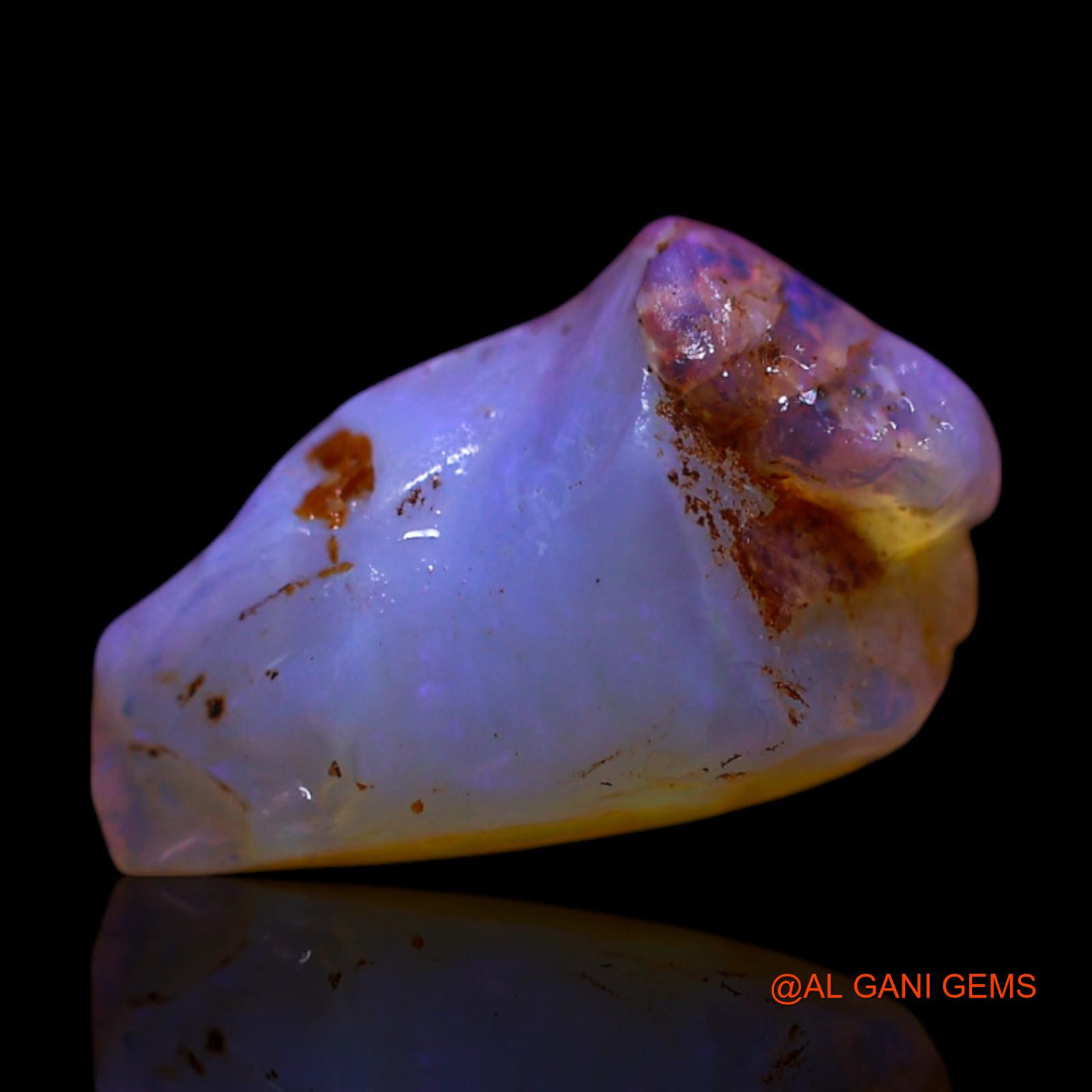 2.00 Cts Natural Australian Fire Opal Loose Gemstone Fancy Rough 12x6x5 mm RG-676