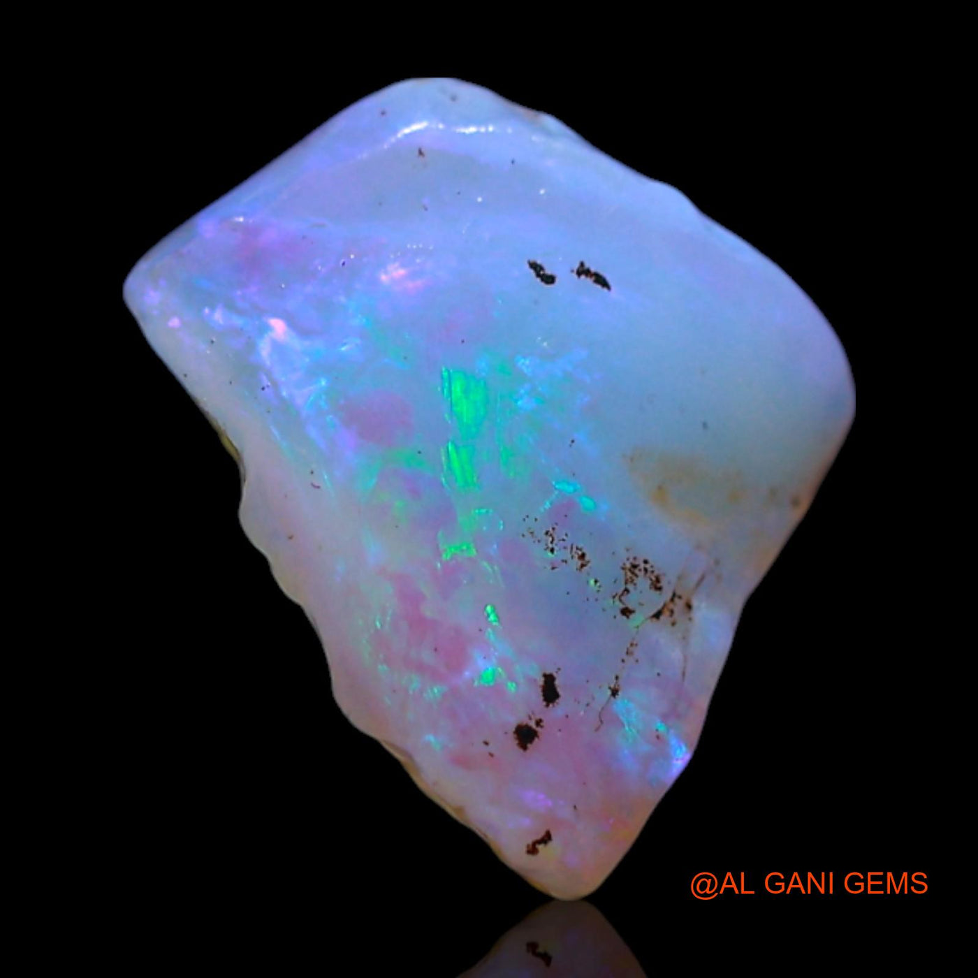 Natural Fire Opal Gemstone 2.00 Cts Loose Fancy Rough From Australia 9x7x7 mm RG-677