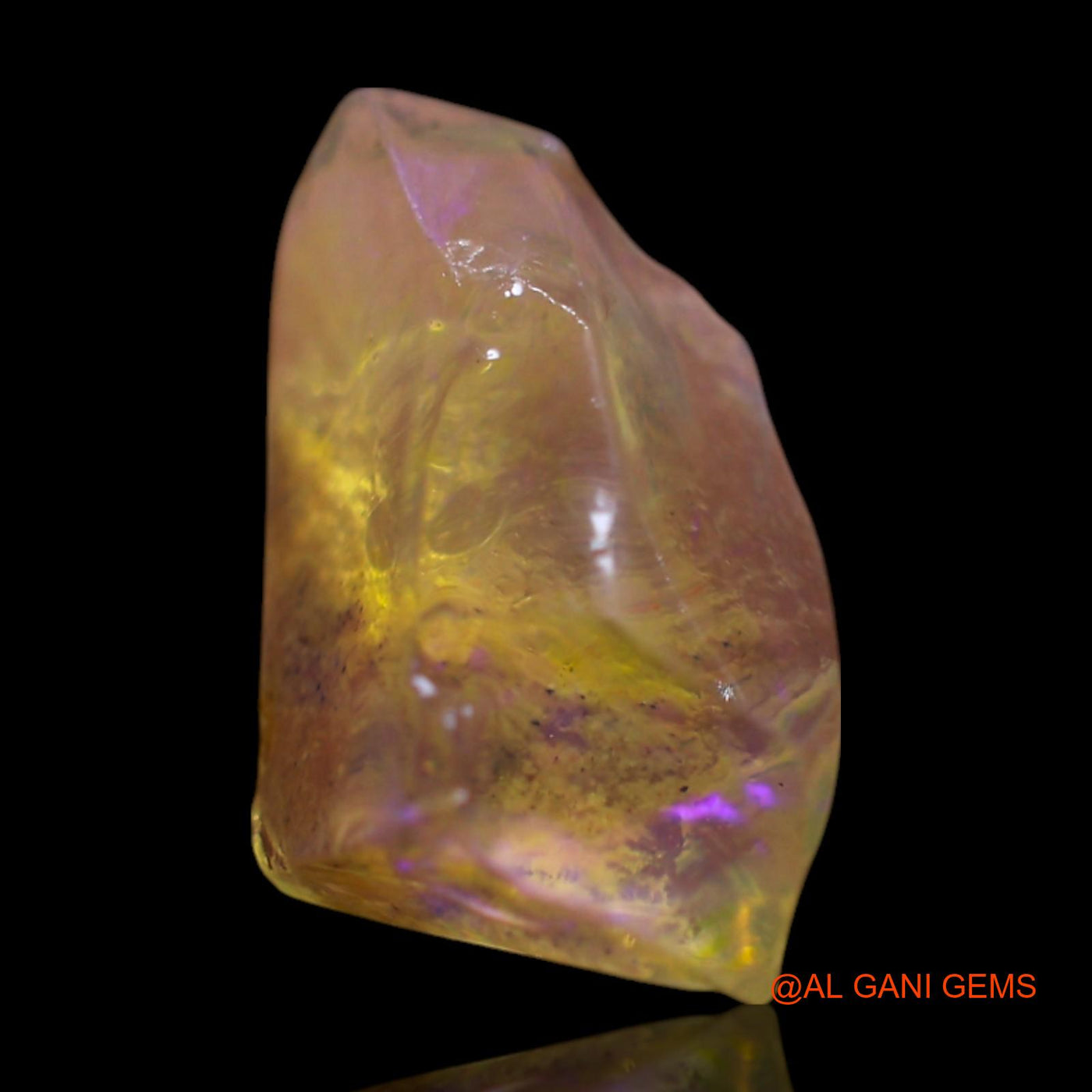 2.00 Cts Natural Australian Fire Opal Loose Gemstone Fancy Rough 11x8x6 mm RG-678
