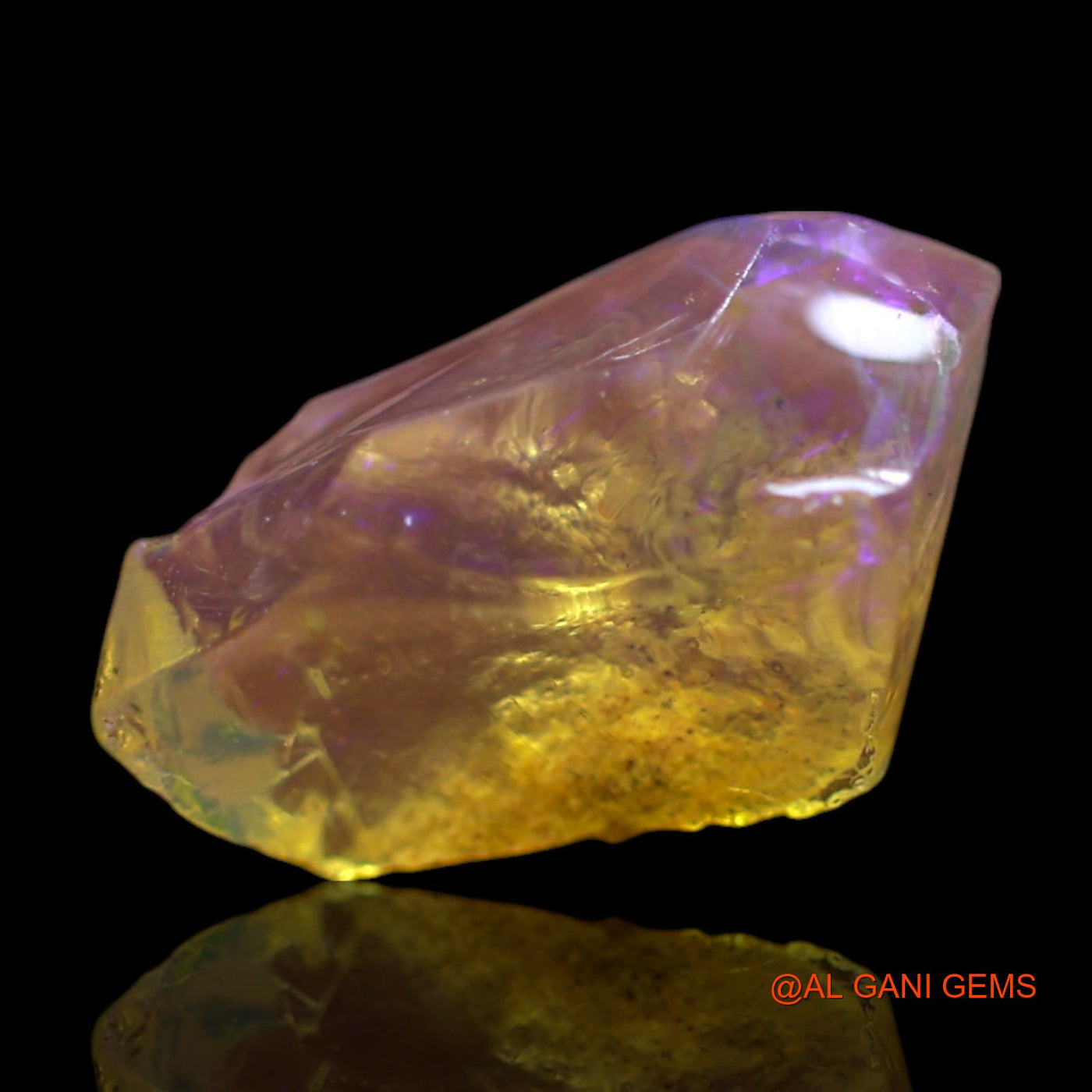2.00 Cts Natural Australian Fire Opal Loose Gemstone Fancy Rough 11x8x6 mm RG-678