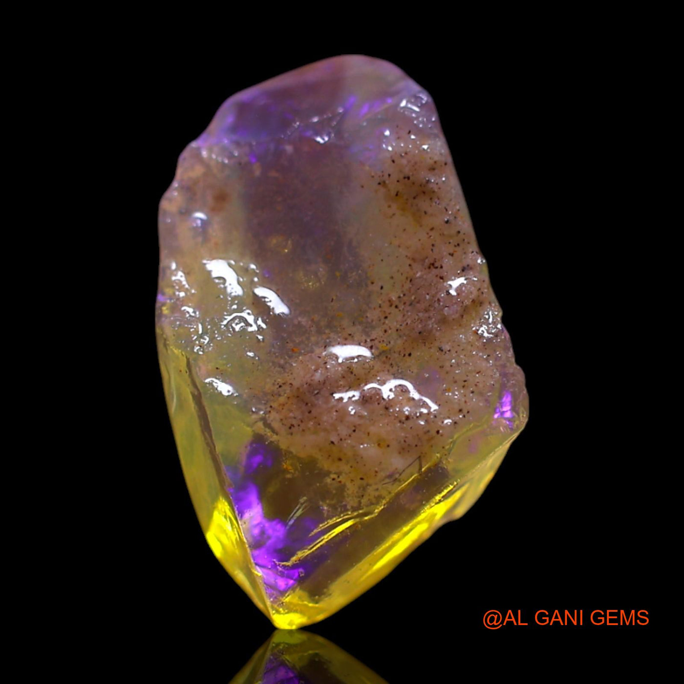 2.00 Cts Natural Australian Fire Opal Loose Gemstone Fancy Rough 11x8x6 mm RG-678