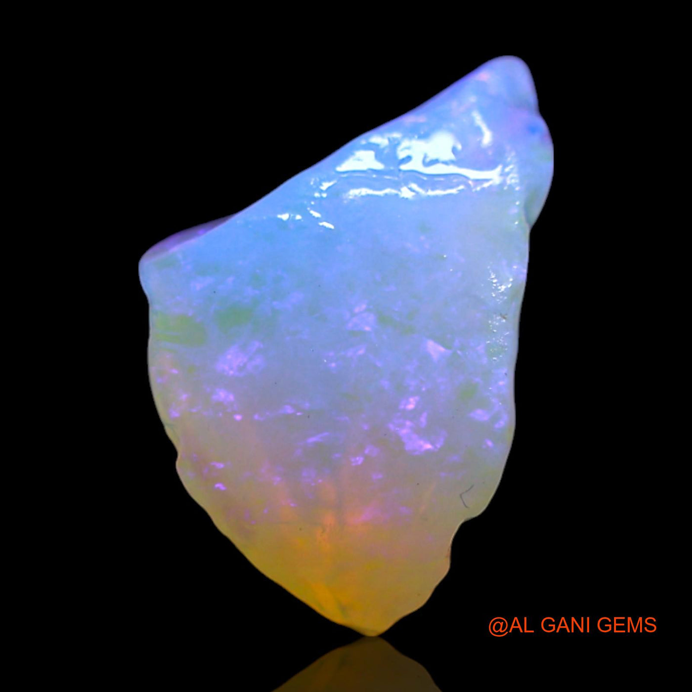 2.00 Cts Natural Australian Fire Opal Loose Gemstone Fancy Rough 13x7x4 mm RG-679