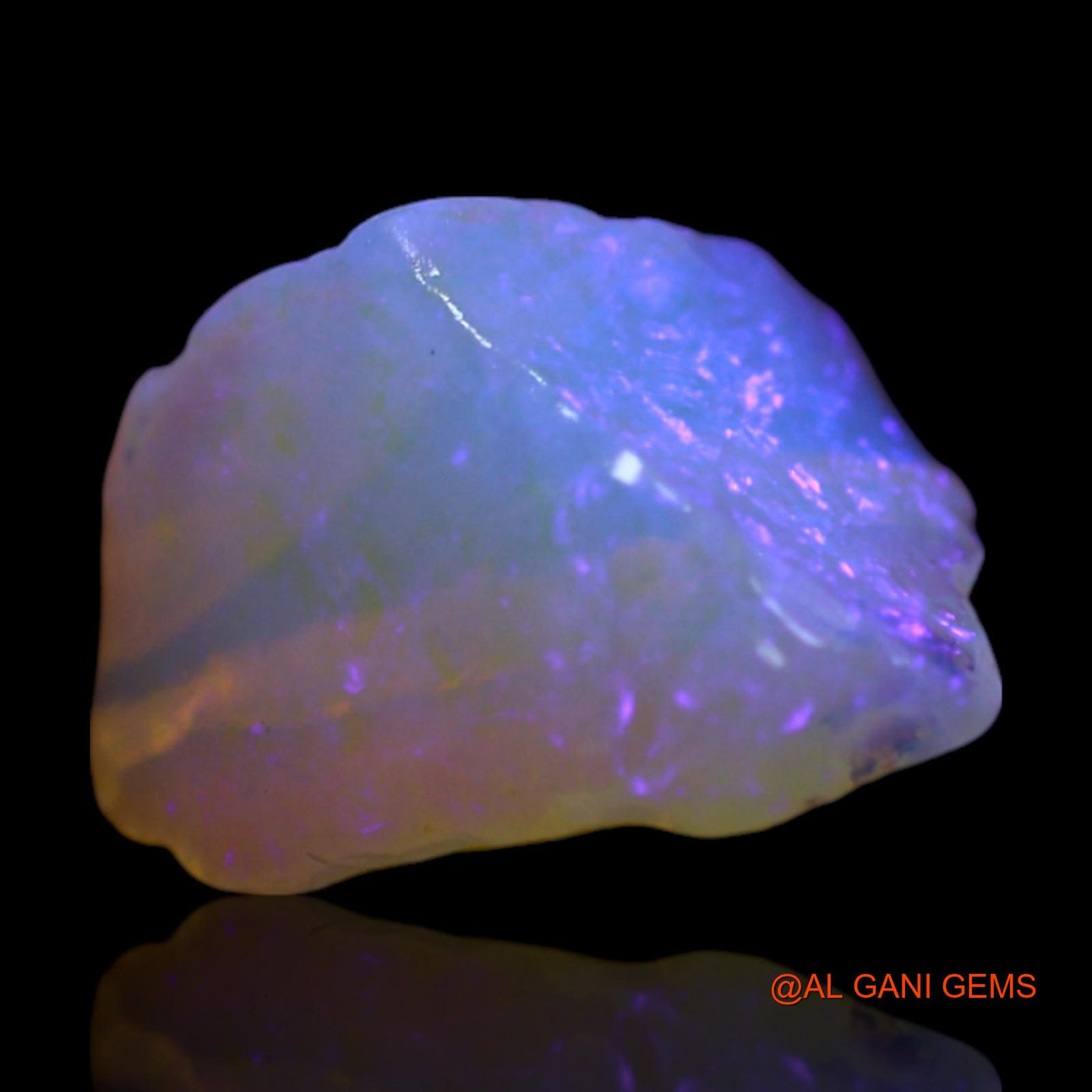 2.00 Cts Natural Australian Fire Opal Loose Gemstone Fancy Rough 13x7x4 mm RG-679