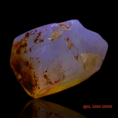 Natural Fire Opal Gemstone 3.00 Cts Loose Fancy Rough From Australia 11x7x6 mm RG-680